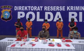3 Pembakar Mobil Ketua IPK Rohul Diringkus
